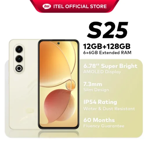 itel S25 6+128GB | Official | 1 Year Brand Warranty